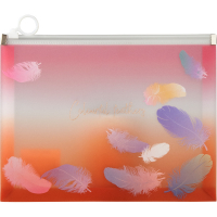 Папка на молнии Axent А5 zip-lock Colourful Feather 04 (1462-94-A) Diawest