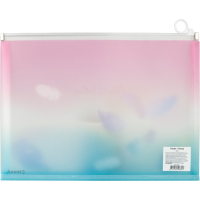 Папка на блискавці Axent А4 zip-lock Colourful Feather 01 (1452-91-A) Diawest