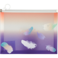 Папка на блискавці Axent А5 zip-lock Colourful Feather 02 (1462-92-A) Diawest