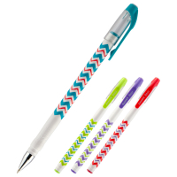 Ручка шариковая Axent Breeze синияя 0.5 мм Корпус ассорти (AB1049-07-A) Diawest