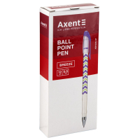 Ручка шариковая Axent Breeze синияя 0.5 мм Корпус ассорти (AB1049-07-A) Diawest