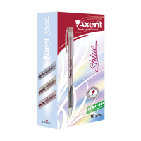 Ручка масляна Axent Shine Синя 0.7 мм (AB1063-02-A) Diawest