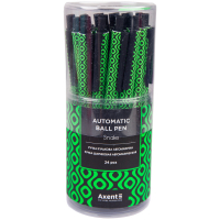 Ручка кулькова Axent Snake зелена автоматична Синя 0.5 мм (AB1092-04-A) Diawest