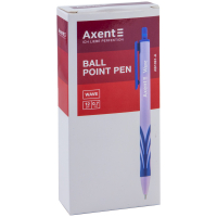 Ручка шариковая Axent Wave автоматическая Синяя 0.5 мм (AB1091-02-A) Diawest