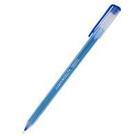 Ручка масляна Delta by Axent Синя 0.7 мм Прозорий корпус (DB2059-02) Diawest