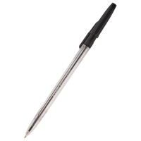 Ручка шариковая Delta by Axent Черная 0.7 мм Прозрачный корпус (DB2051-01) Diawest