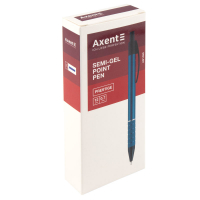 Ручка масляная Axent Prestige автоматическая метал. корпус синий, Синяя 0.7 мм (AB1086-14-02) Diawest