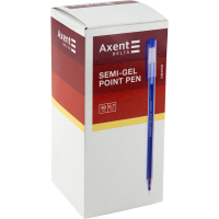 Ручка масляна Delta by Axent Червона 0.7 мм Прозорий корпус (DB2059-06) Diawest