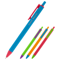 Ручка масляная Axent Reporter Color автоматическая Синяя 0.7 мм (AB1069-02-A) Diawest