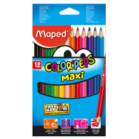 Карандаши цветные ZiBi Color Peps Maxi 12 цв. (MP.834010) Diawest