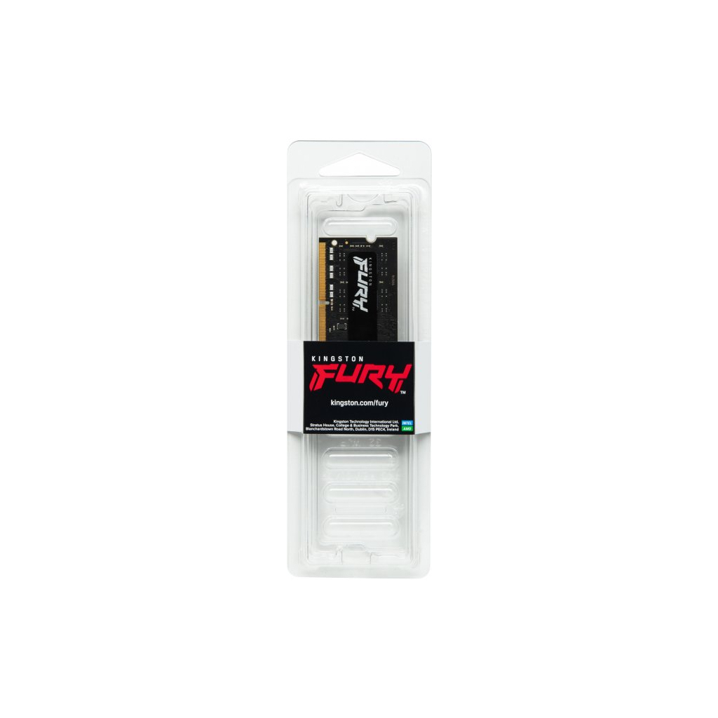 Модуль пам'яті для ноутбука SoDIMM DDR4 8GB 2666 MHz Fury Impact Kingston Fury (ex.HyperX) (KF426S15IB/8) Diawest