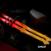 Модуль пам'яті для комп'ютера DDR4 16GB 2666 MHz Fury Beast RGB Kingston Fury (ex.HyperX) (KF426C16BB1A/16) Diawest