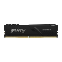Модуль пам'яті для комп'ютера DDR4 8GB (2x4GB) 2666 MHz Fury Beast Black Kingston Fury (ex.HyperX) (KF426C16BBK2/8) Diawest