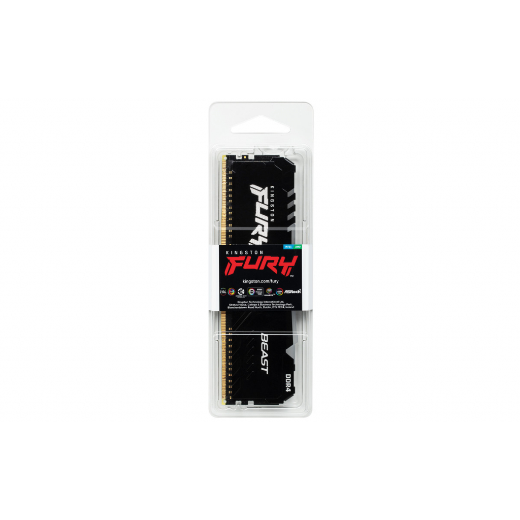 Модуль пам'яті для комп'ютера DDR4 32GB 3200 MHz Fury Beast RGB HyperX (KF432C16BBA/32) Diawest