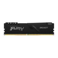 Модуль пам'яті для комп'ютера DDR4 16GB 2666 MHz Fury Beast Black HyperX (Kingston Fury) (KF426C16BB1/16) Diawest