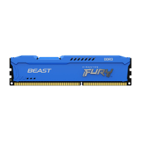 Модуль пам'яті для комп'ютера DDR3 4GB 1600 MHz Fury Beast Blue HyperX (Kingston Fury) (KF316C10B/4) Diawest