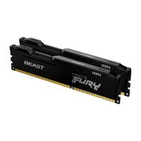 Модуль пам'яті для комп'ютера DDR3 16GB (2x8GB) 1600 MHz Fury Beast Black HyperX (Kingston Fury) (KF316C10BBK2/16) Diawest
