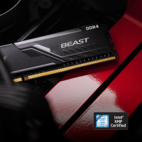 Модуль пам'яті для комп'ютера DDR4 16GB 3733 MHz Fury Beast Black HyperX (Kingston Fury) (KF437C19BB1/16) Diawest