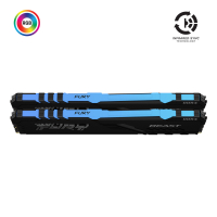 Модуль пам'яті для комп'ютера DDR4 16GB (2x8GB) 3733 MHz Fury Beast RGB HyperX (Kingston Fury) (KF437C19BBAK2/16) Diawest