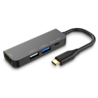 Концентратор XoKo AC-400 Type-C to HDMI+USB 3.0+USB 2.0+Micro USB (XK-AC-400) Diawest