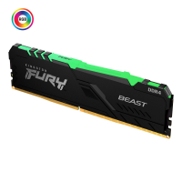 Модуль пам'яті для комп'ютера DDR4 8GB 3733 MHz Fury Beast RGB HyperX (Kingston Fury) (KF437C19BBA/8) Diawest