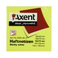 Папір для нотаток Axent with adhesive layer 75x75мм, 100sheets.,pastel colors mix (2325-01-А) Diawest