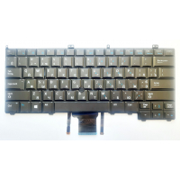 Клавіатура ноутбука Dell Latitude E7240/E7420/E7440 черная с ТП и подсв UA (A46193) Diawest
