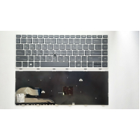 Клавіатура ноутбука HP EliteBook 840 G5 черная с серебр, с ТП UA (A46178) Diawest