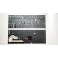 Клавиатура ноутбука HP EliteBook 840 G5 черная с серой с ТП UA (A46158) Diawest