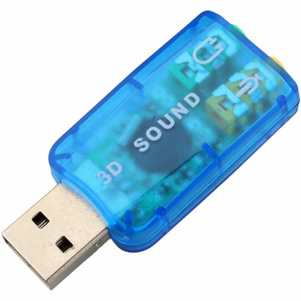 Звуковая плата Dynamode USB 6(5.1) blue (USB-SOUNDCARD2.0 blue) Diawest