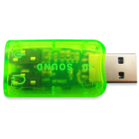 Звуковая плата Dynamode USB 6(5.1) green (USB-SOUNDCARD2.0 green) Diawest