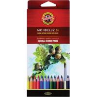 Карандаши цветные Koh-i-Noor Mondeluz акварельные 24 цветов (3718024001KS) Diawest