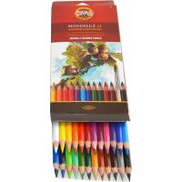 Карандаши цветные Koh-i-Noor Mondeluz акварельные 24 цветов (3718024001KS) Diawest