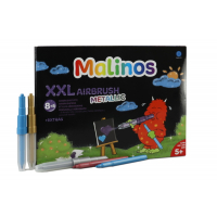 Фломастеры Malinos и аэрографы металлик Metallic XXL 16 (8+8 шт) (MA-300969) Diawest