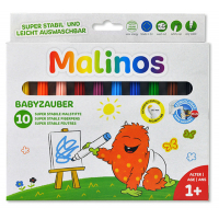 Фломастеры Malinos на водной основе Babyzauber для малышей 10 шт (MA-300011) Diawest