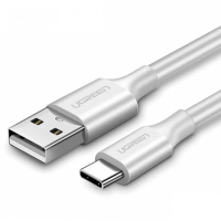 Дата кабель USB 2.0 AM to Type-C 1.5m US287 (White) Ugreen (60122) Diawest
