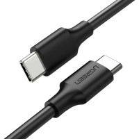 Дата кабель USB Type-C to Type-C 1.0m US323 Both Angled 3A (Gray