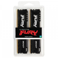 Модуль пам'яті для комп'ютера DDR4 32GB (2x16GB) 3000 MHz FURY Beast Black HyperX (Kingston Fury) (KF430C16BBK2/32) Diawest