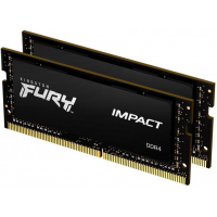 Модуль пам'яті для ноутбука SoDIMM DDR4 32GB (2x16GB) 2666 MHz FURY Impact HyperX (Kingston Fury) (KF426S16IBK2/32) Diawest