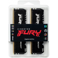 Модуль пам'яті для комп'ютера DDR4 32GB 3000 MHz FURY Beast RGB HyperX (Kingston Fury) (KF430C16BBA/32) Diawest