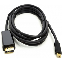 Кабель мультимедийный USB Type-C 3.1 Thunderbolt 3 (M) to DisplayPort (M) 1.8m 4K PowerPlant (CA911844) Diawest