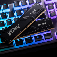 Модуль памяти для компьютера DDR4 32GB 3200 MHz Fury Beast Black HyperX (Kingston Fury) (KF432C16BB/32) Diawest