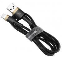 Дата кабель USB 2.0 AM to Lightning 0.5m Cafule 2.4A gold+black Baseus (CALKLF-AV1) Diawest