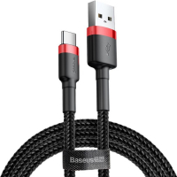 Дата кабель USB 3.1 AM to Type-C 3.0m 2A red-black Baseus (CATKLF-U91) Diawest