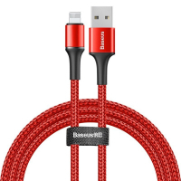 Дата кабель USB 2.0 AM to Lightning 1.0m 2.4A red Baseus (CALGH-B09) Diawest