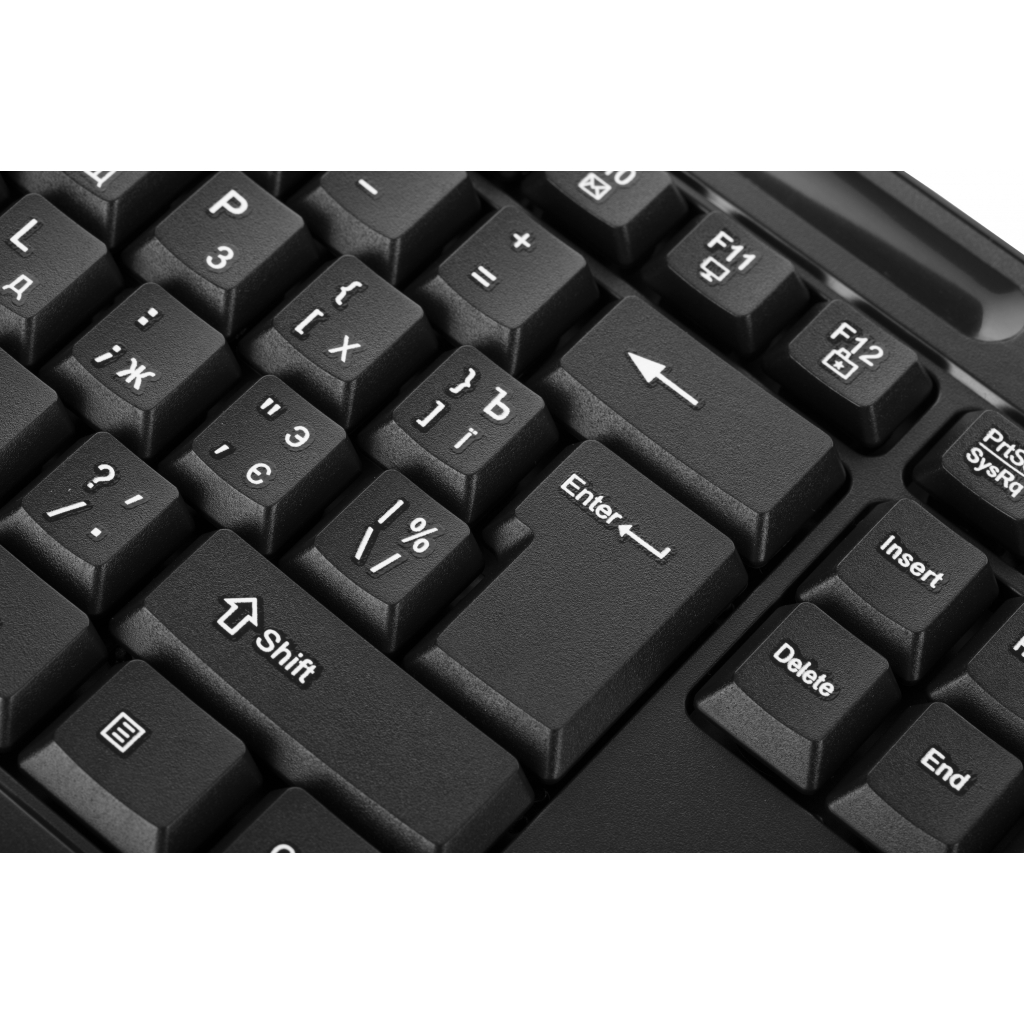 Клавіатура 2E KM1040 USB Black (2E-KM1040UB) Diawest