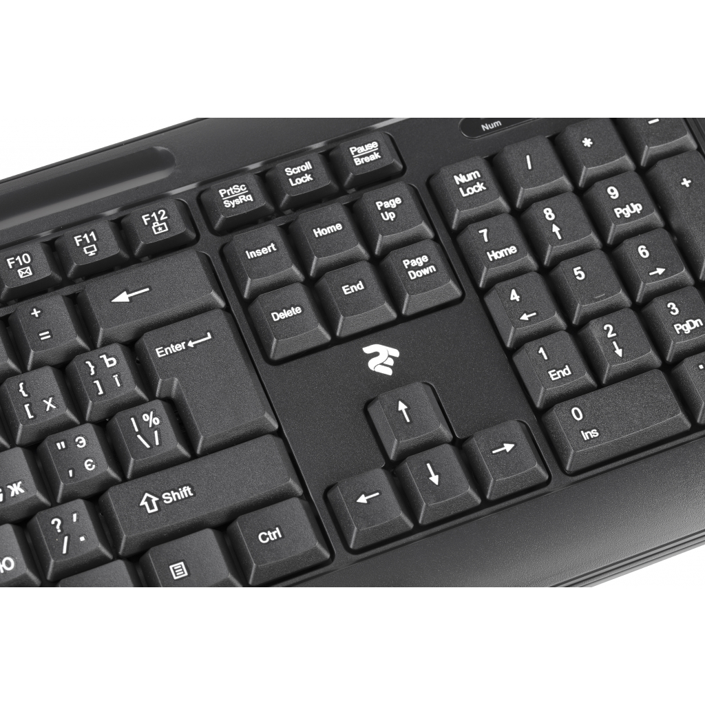 Клавиатура 2E KM1040 USB Black (2E-KM1040UB) Diawest