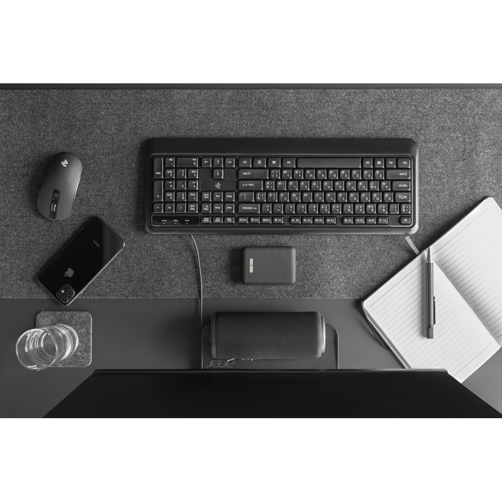 Клавиатура 2E KS130 USB Black (2E-KS130UB) Diawest