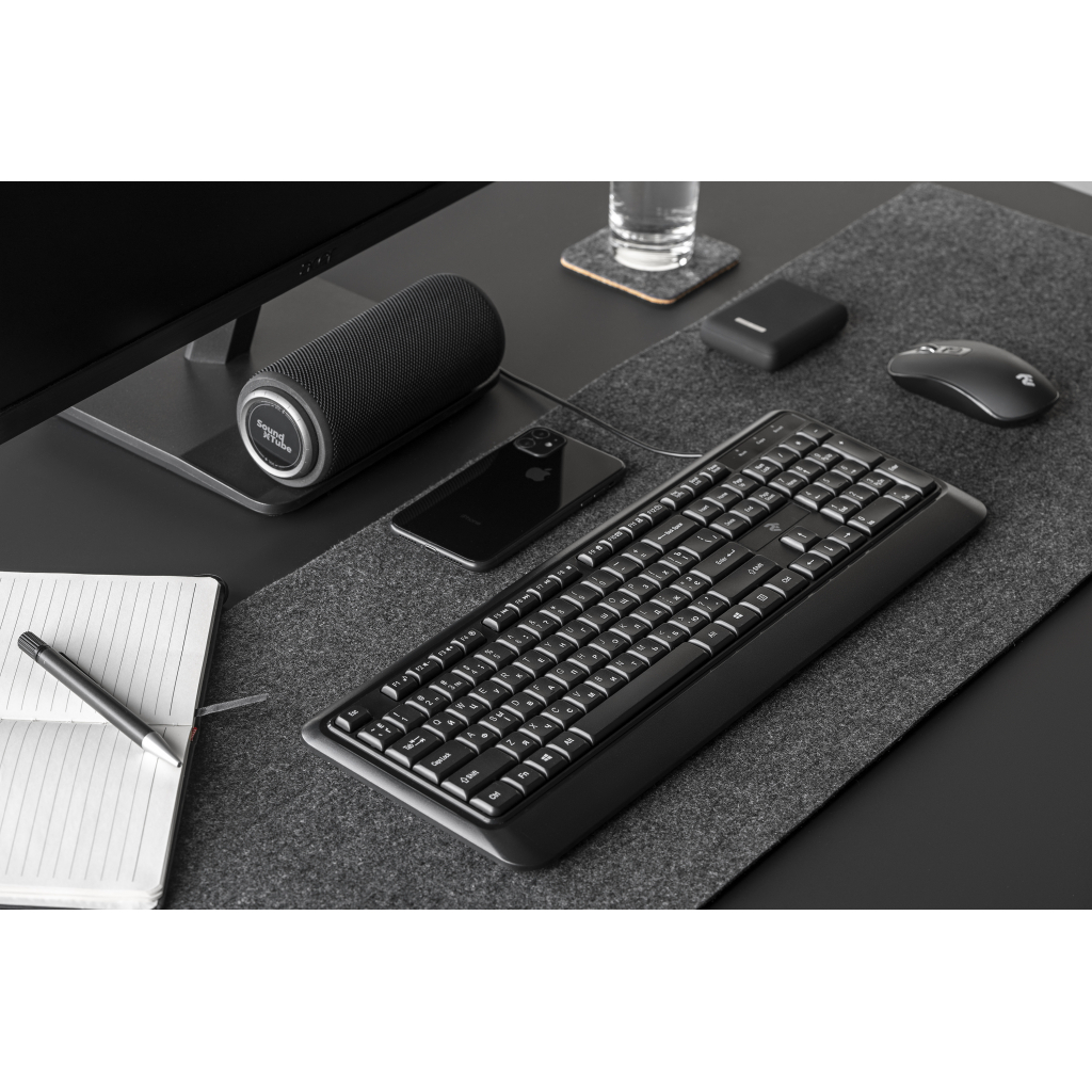 Клавиатура 2E KS130 USB Black (2E-KS130UB) Diawest