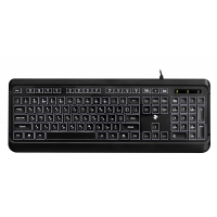 Клавиатура 2E KS120 White backlight USB Black (2E-KS120UB) Diawest